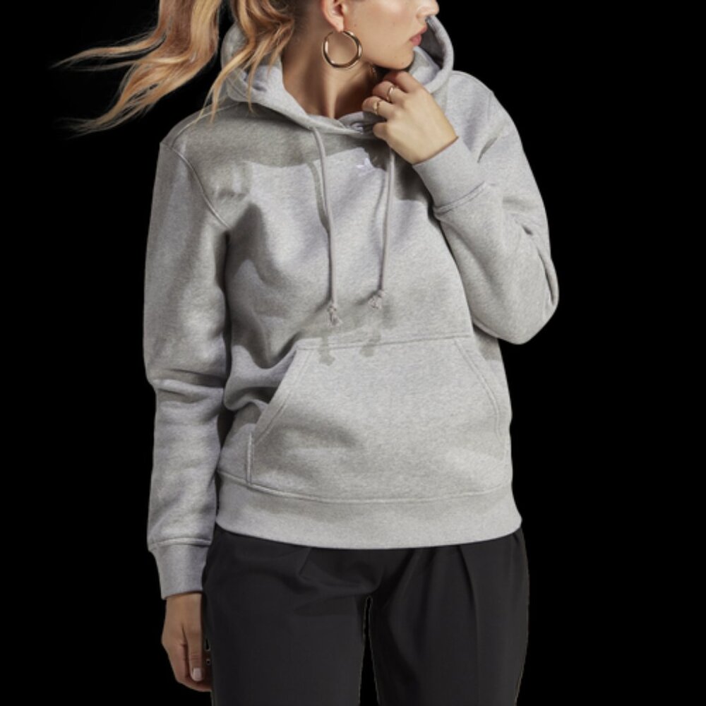 Women's Adidas Originals Adicolor Essentials Fleece Hoodie - X-Small - Grey -NWT